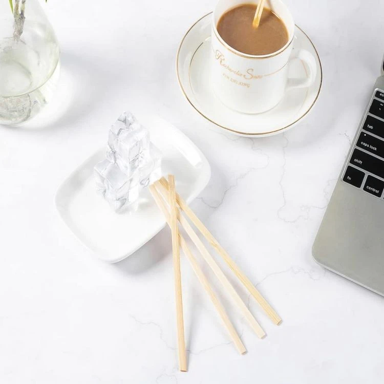 190mm Bamboo Stirrer Sticks Flat Head