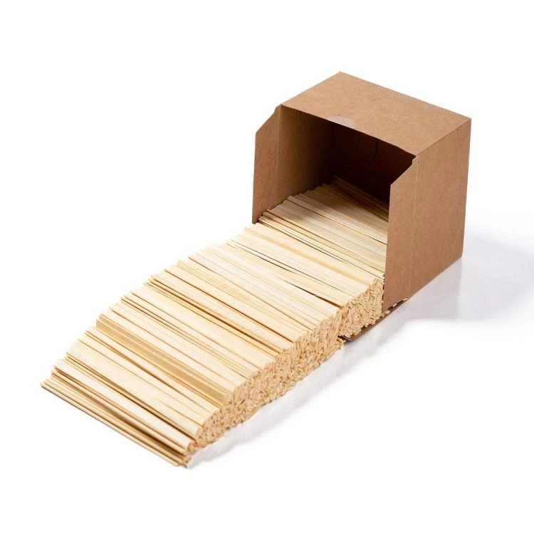 190mm Bamboo Stirrer Sticks Flat Head