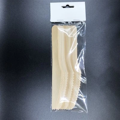 165mm kouto an bwa ak tèt kat -Disposable tabl|Sengeng